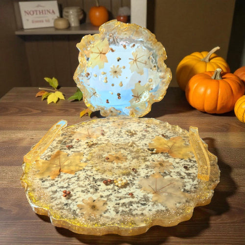 Autumn Bowl and Tray Set