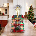 Gingerbread Man 3-tier Serving Tray
